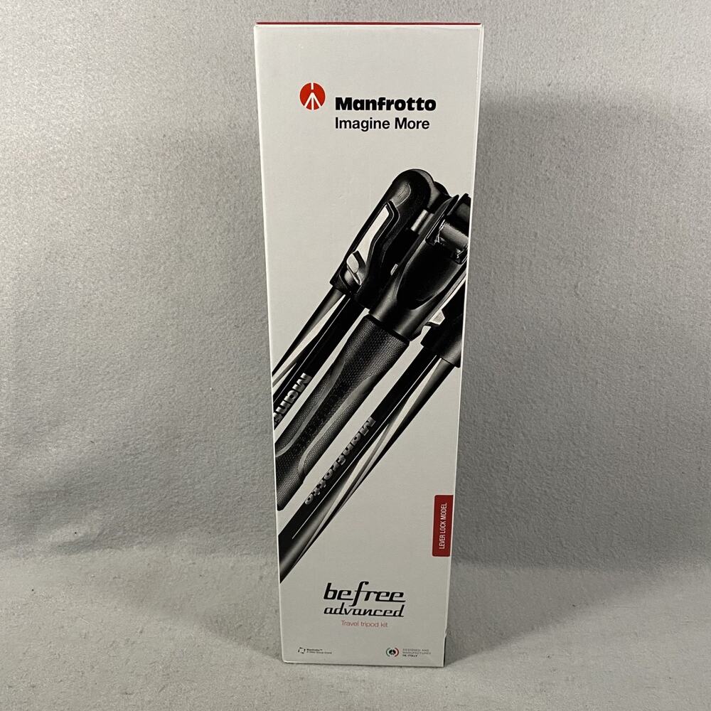New Manfrotto Befree Advanced Aluminum Travel Tripod Black MKBFRLA4BK-BHUS